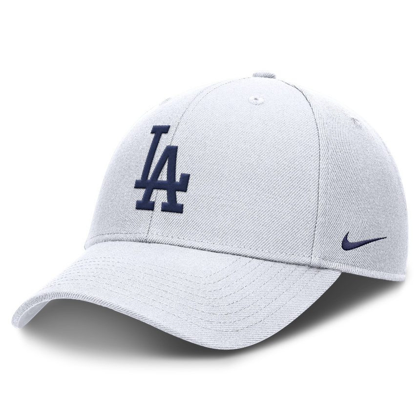 Los Angeles Dodgers Nike White Club Adjustable Hat - Pro Jersey Sports