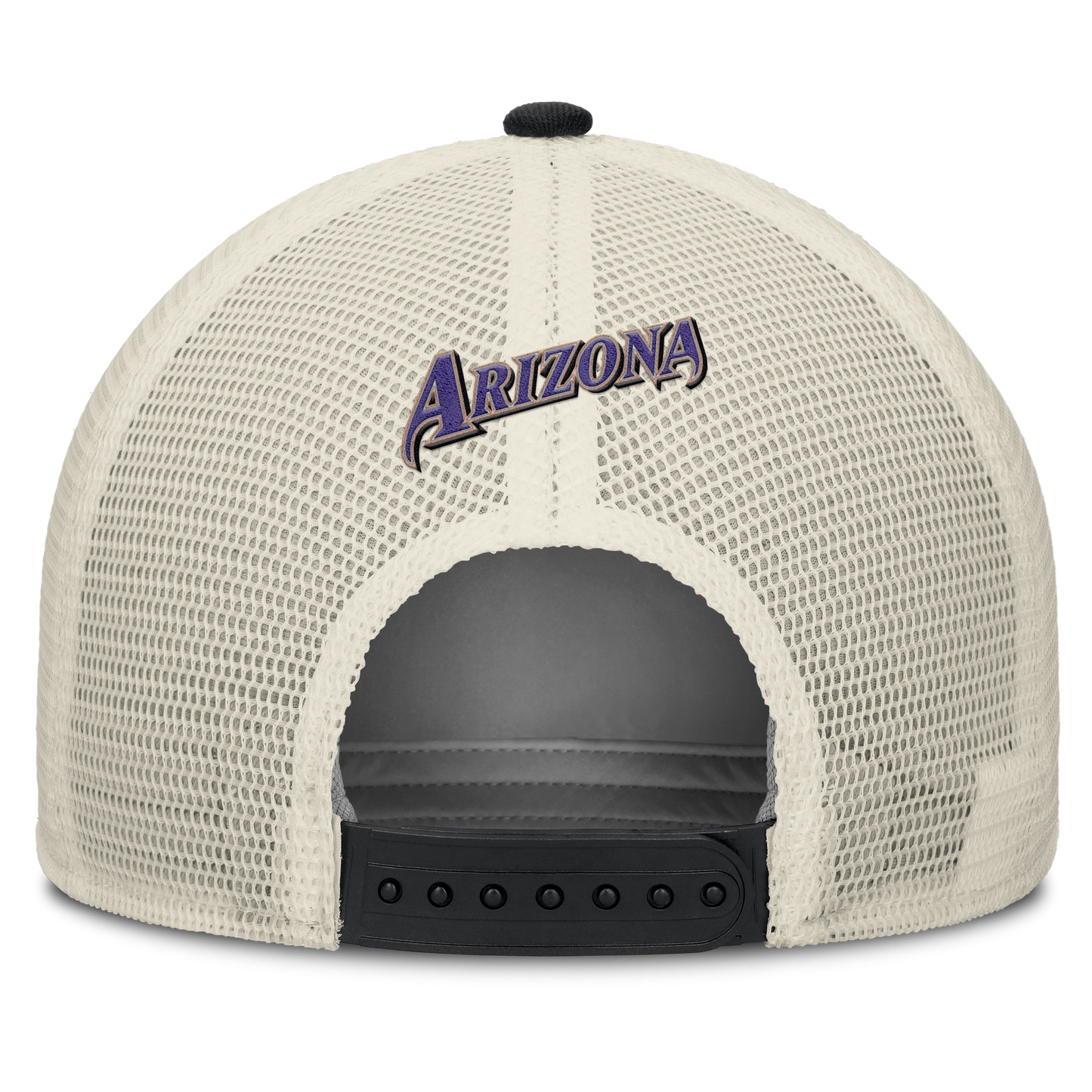 Arizona Diamondbacks Nike Rise Black Adjustable Snapback Trucker Hat - Pro Jersey Sports