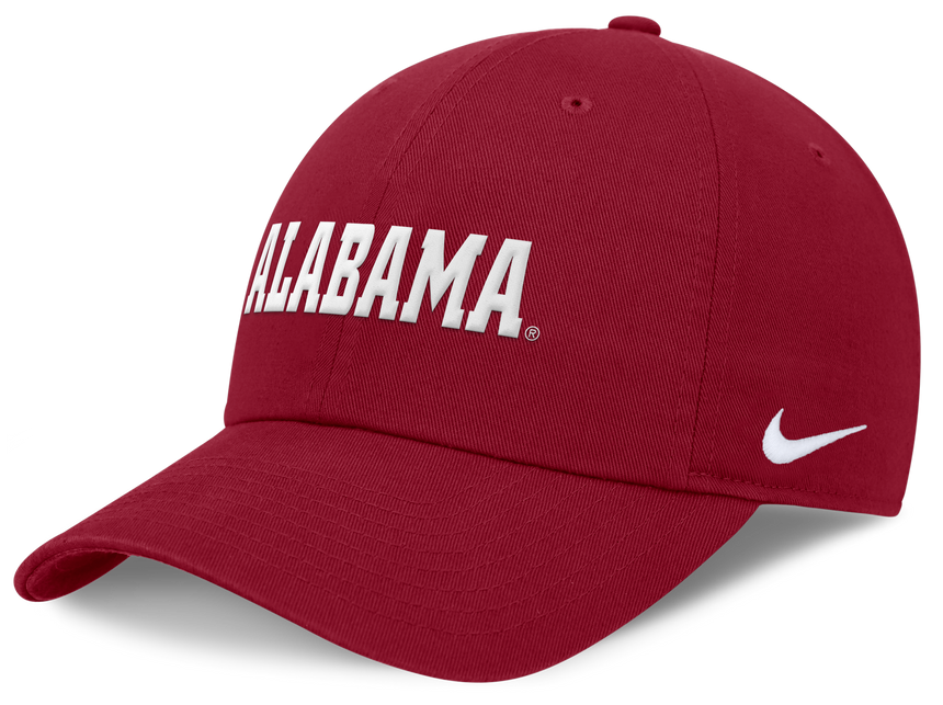Alabama Crimson Tide Nike Crimson Dri-Fit Club Adjustable Hat - Pro Jersey Sports