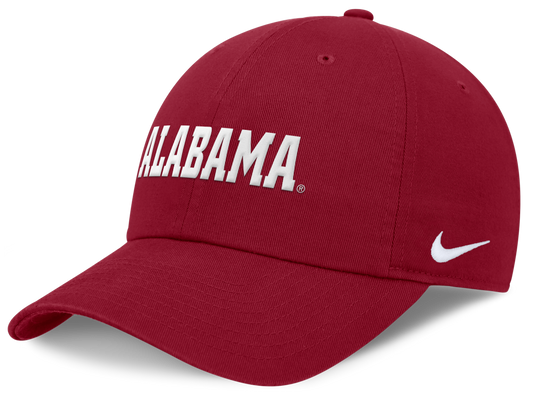 Alabama Crimson Tide Nike Crimson Dri-Fit Club Adjustable Hat - Pro Jersey Sports