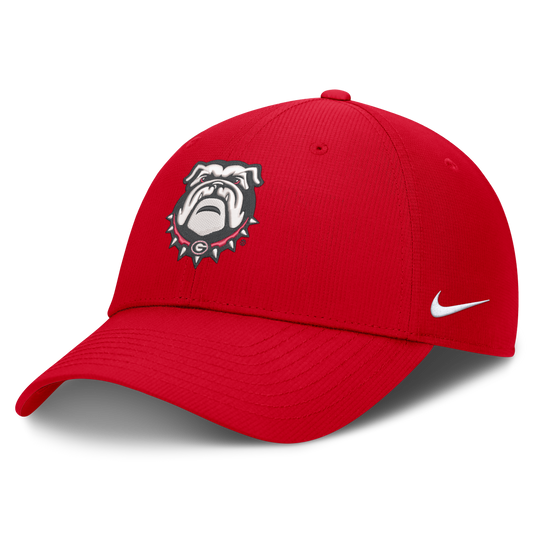 Georgia Bulldogs Nike Club Performance Adjustable Hat-Red - Pro Jersey Sports