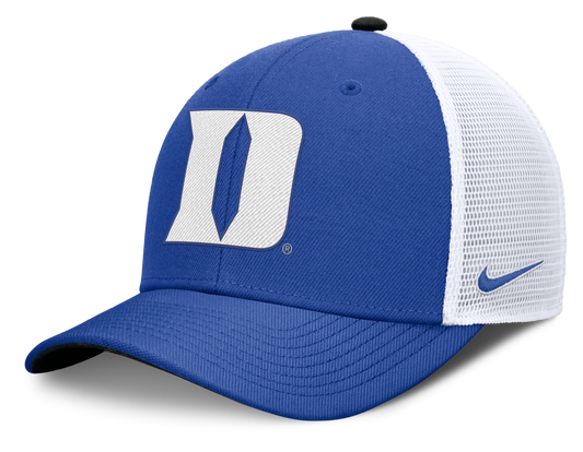 Duke Blue Devils Nike Rise Primetime Blue Adjustable Snapback Trucker Hat - Pro Jersey Sports