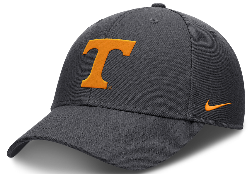Tennessee Volunteers Anthracite Nike Club Adjustable Hat - Pro Jersey Sports
