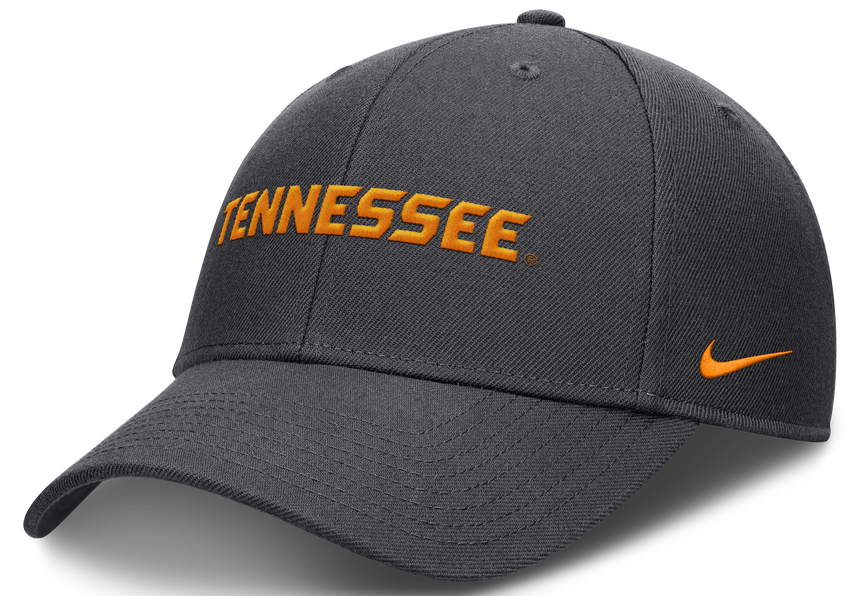 Tennessee Volunteers Anthracite Dri-Fit Nike Club Adjustable Hat - Pro Jersey Sports
