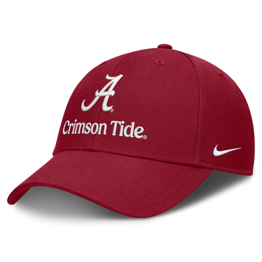 Alabama Crimson Tide Nike Primetime Rise Adjustable Hat -Crimson - Pro Jersey Sports