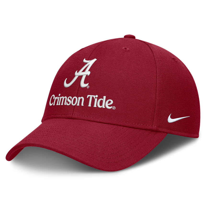 Alabama Crimson Tide Nike Primetime Rise Adjustable Hat -Crimson - Pro Jersey Sports