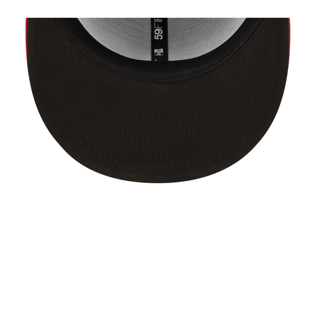 Men's Anaheim Angels New Era Navy/Red Alternate On-Field 59FIFTY Fitted Hat - Pro Jersey Sports