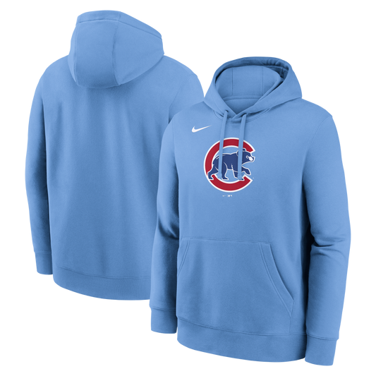Men's Chicago Cubs Nike Inside Job Valor Blue Hoodie