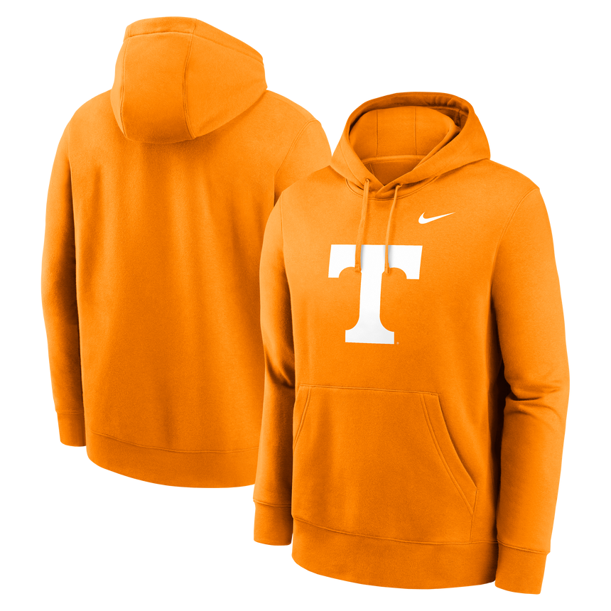 Men's Tennessee Volunteers Nike Orange Primary Logo Fleece Hoodie - Pro Jersey Sports