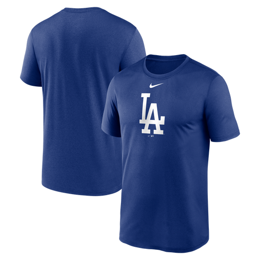 Men's Los Angeles Dodgers Nike Royal Large Logo Dri-Fit T-Shirt