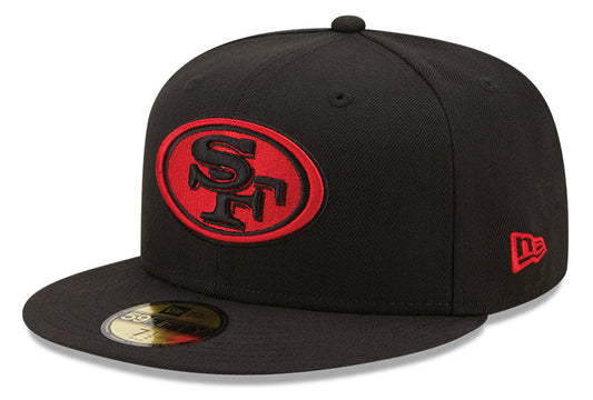 Men's San Francisco 49ers New Era Black Alternate 59FIFTY Fitted Hat - Pro Jersey Sports