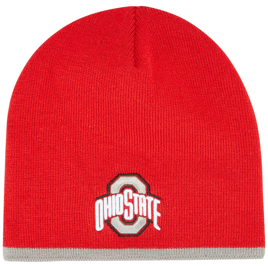 Ohio State Buckeyes Colosseum Red Knit Skull Hat - Pro Jersey Sports