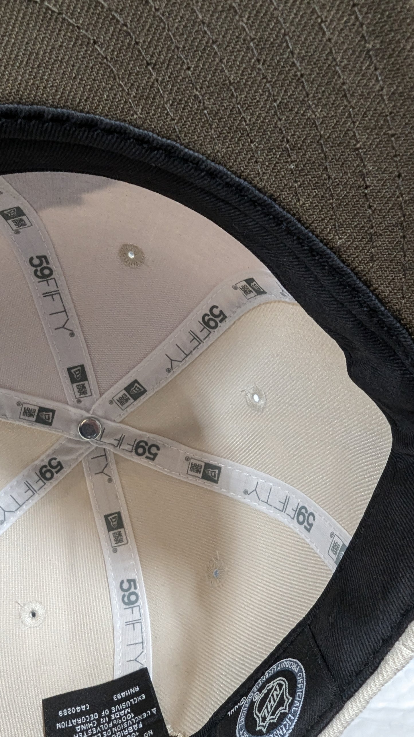 Chicago Blackhawks New Era Stone/Wheat 59FIFTY Fitted Hat - Pro Jersey Sports