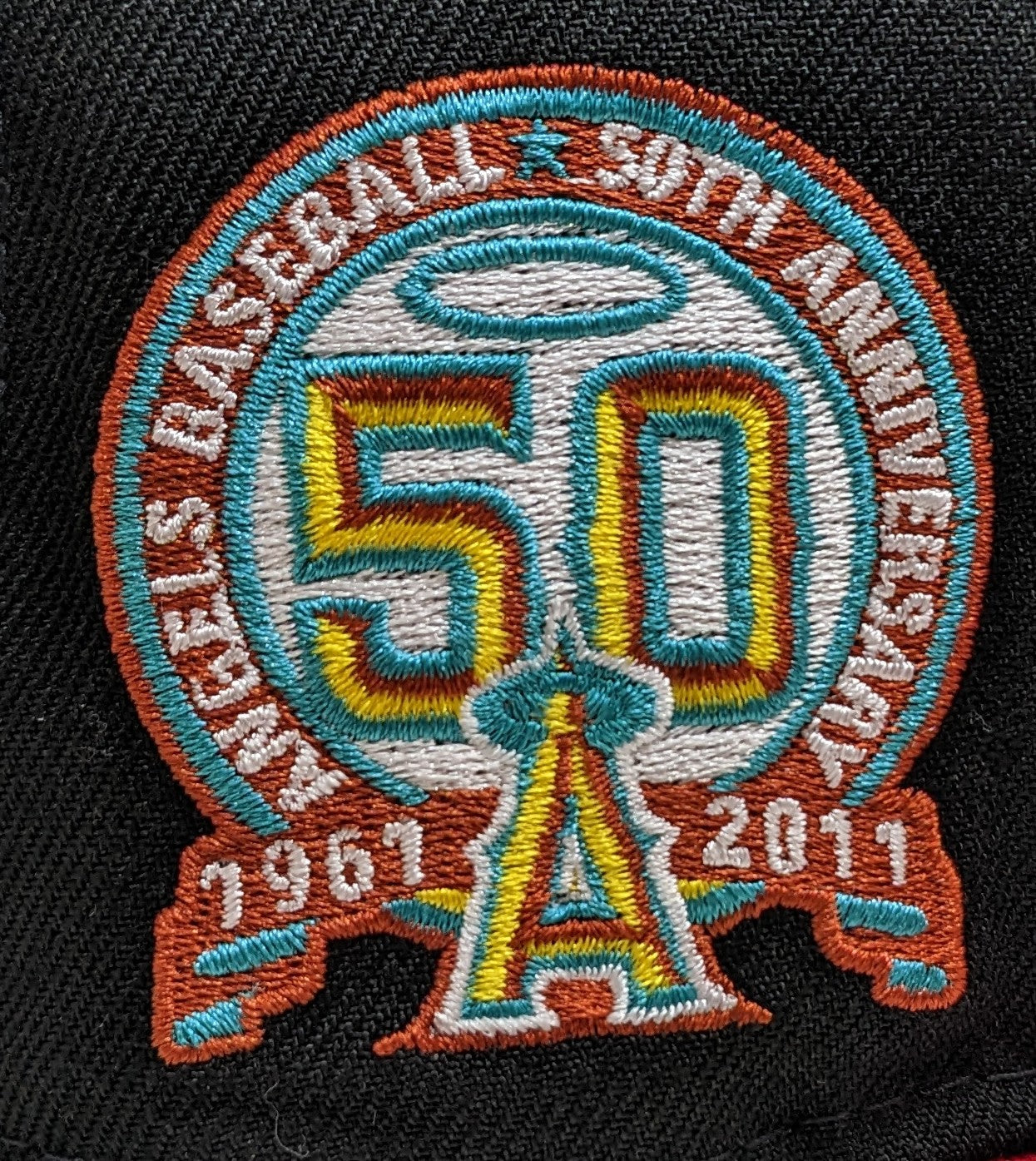 Anaheim Angels New Era 2 Tone Black/Red Guns N Roses Inspired Rock Pack 59FIFTY Fitted Hat - Pro Jersey Sports