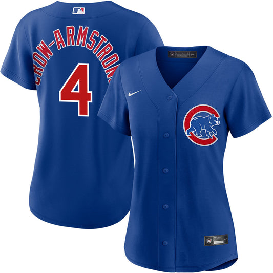 Women's Chicago Cubs Pete Crow-Armstrong Nike Royal Blue Alternate Replica Player Jersey