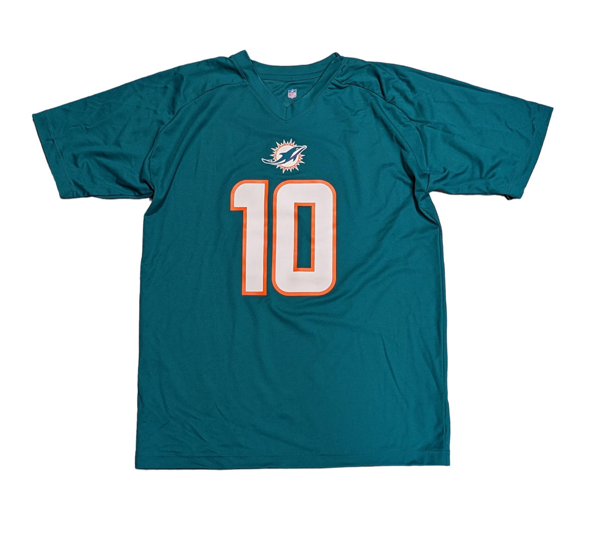 Youth Tyreek Hill Miami Dolphins Aqua Performance Jersey Tee - Pro Jersey Sports