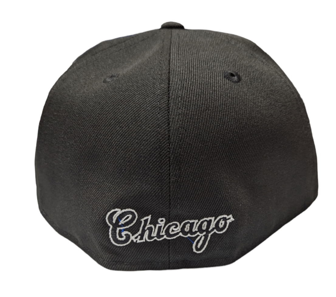 Chicago White Sox New Era Diamond Alternate Logo 59FIFTY Fitted Hat - Black - Pro Jersey Sports