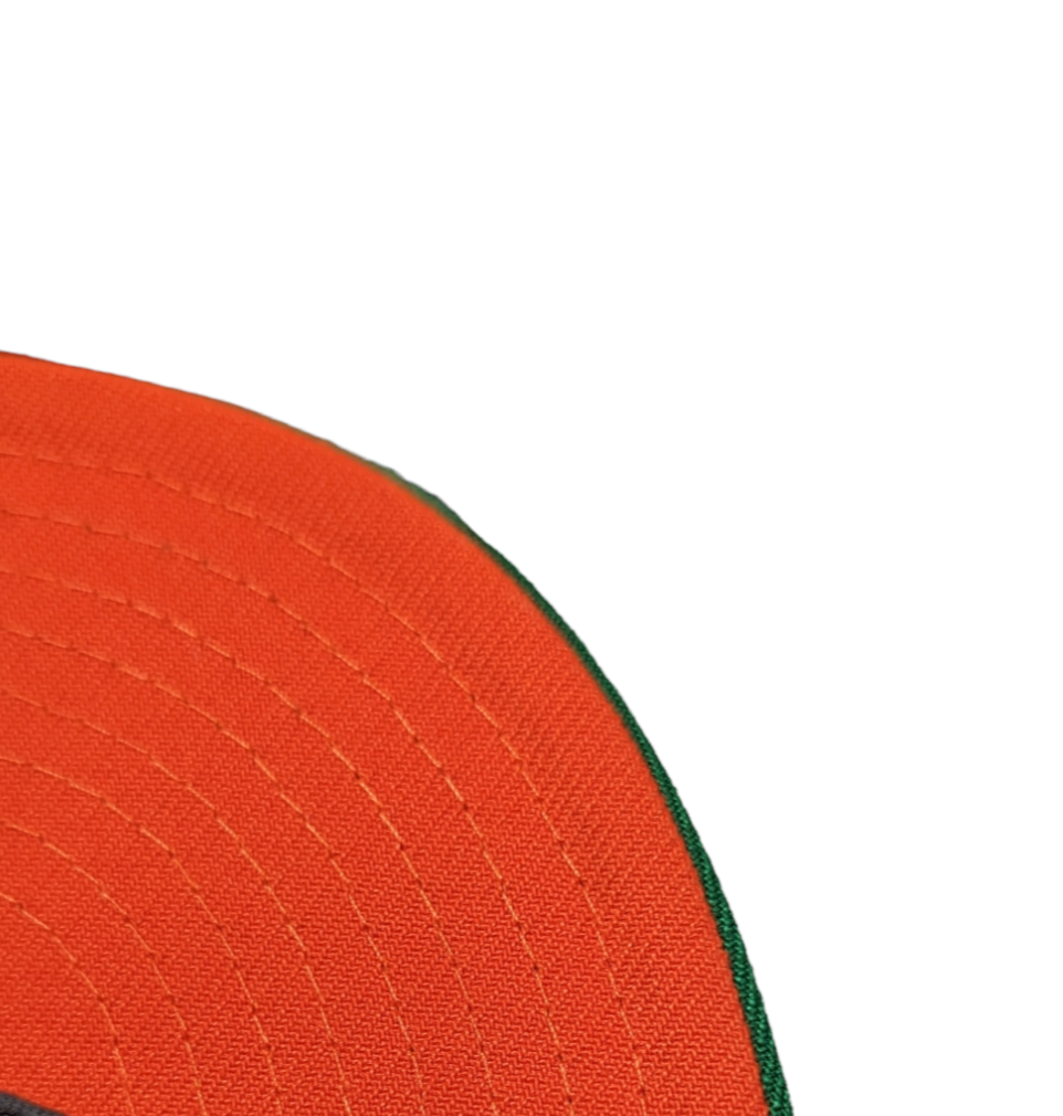 Chicago Cubs New Era Kelly Green/ Orange 59FIFTY Lucky Fitted Hat - Pro Jersey Sports