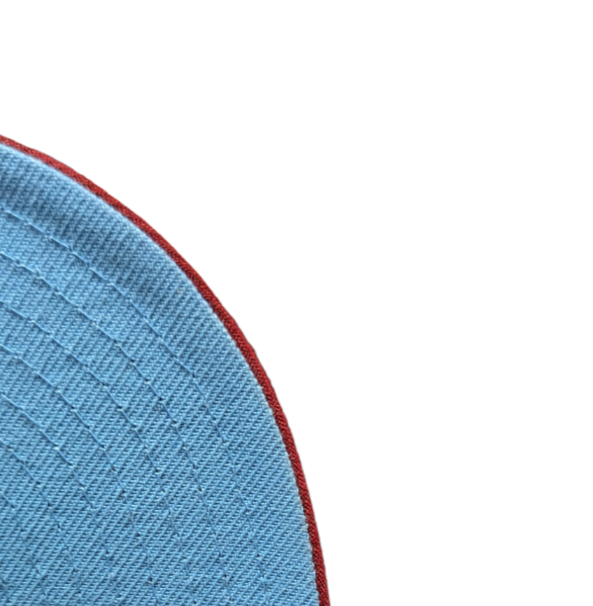 Philadelphia Phillies MLB 1996 ASG 2 Tone Sky Blue/Cardinal New Era 59FIFTY Fitted Hat - Pro Jersey Sports