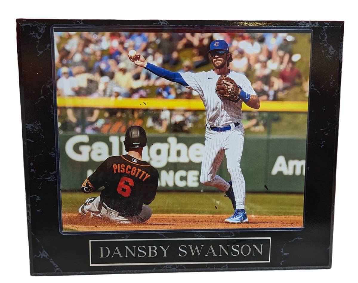 Dansby Swanson Chicago Cubs Wall Plaque - Pro Jersey Sports