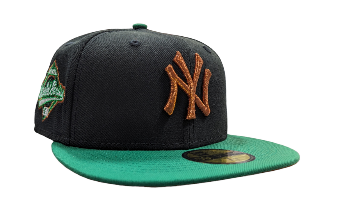 Men's New York Yankees Black/Kelly Green/Rust New Era 59FIFTY Fitted Hat - Pro Jersey Sports