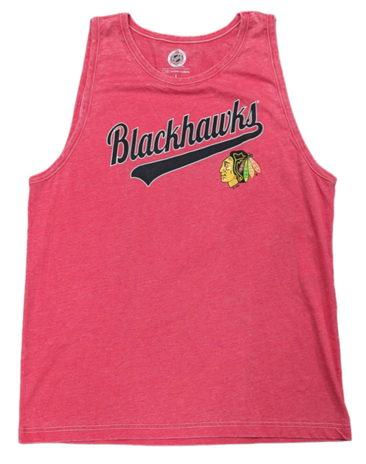 Women's Chicago Blackhawks G-III by Carl Banks Red Pinch Hitter Tank Top - Pro Jersey Sports