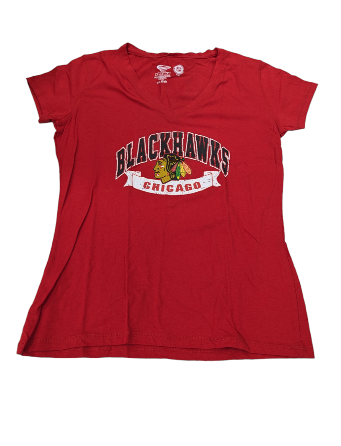 Women's Chicago Blackhawks Concepts Sport Red Basic Short Sleeve Top - Pro Jersey Sports