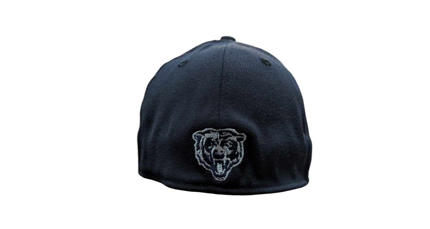 Chicago Bears New Era Gridiron Collection 1962-1973 Classic Navy 39THIRTY Flex Hat - Pro Jersey Sports