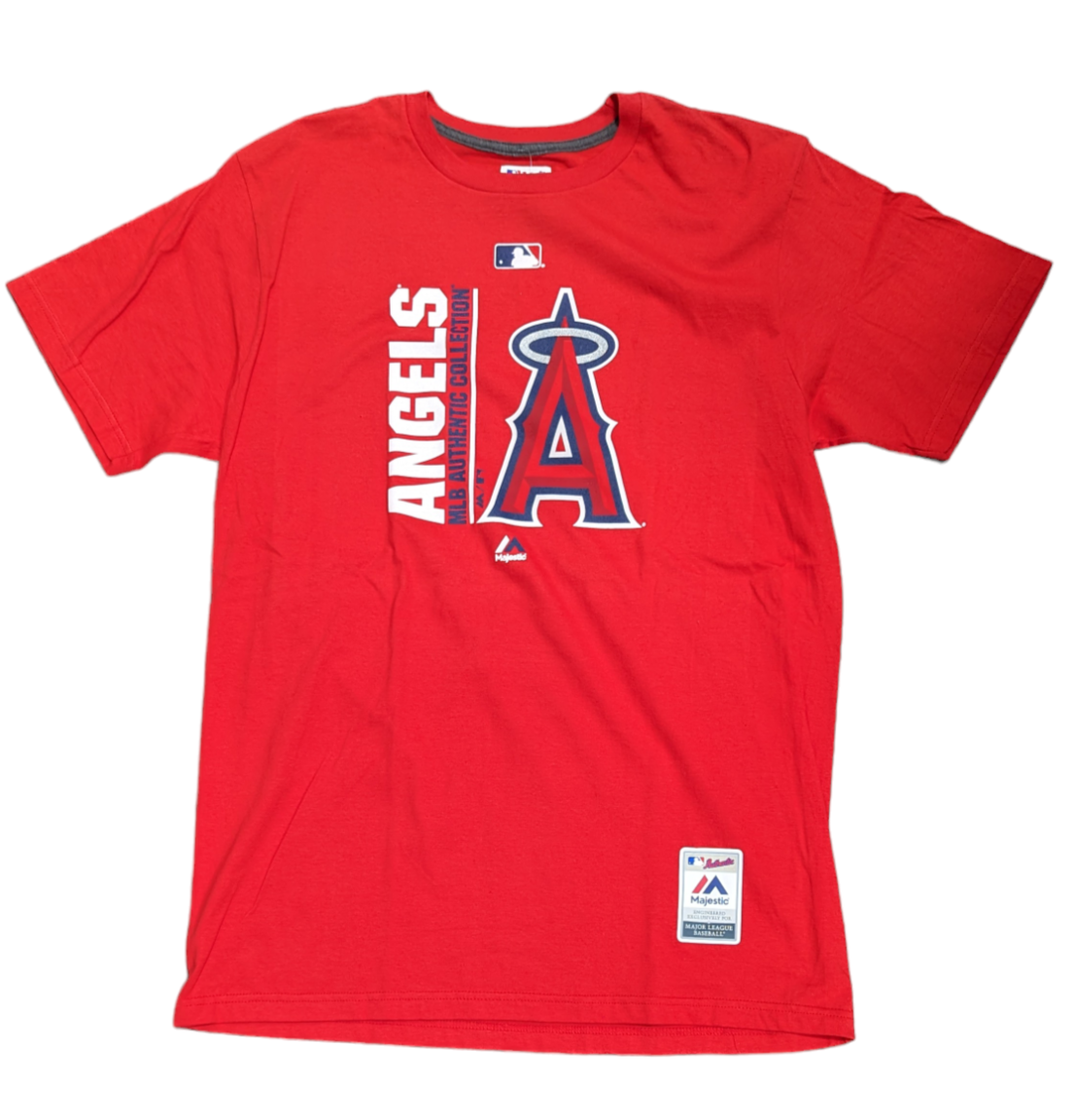 Men's MLB Los Angeles Angels Of Anahiem Red Authentic Collection Team Icon T-Shirt - Pro Jersey Sports