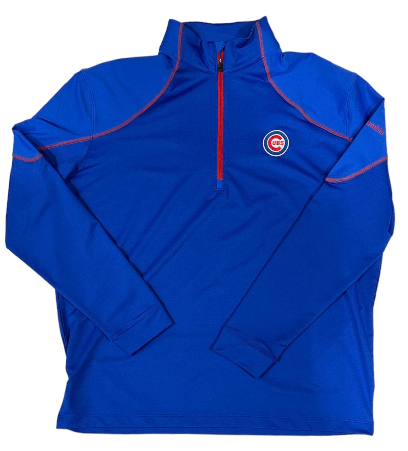 Men's Chicago Cubs Columbia Omni-Wick Panel Pullover Jacket - Pro Jersey Sports