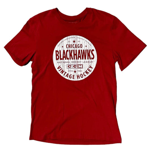 Chicago Blackhawks Varsity Club Brushed Tee By CCM - Pro Jersey Sports