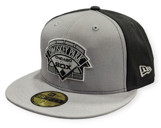 Chicago White Sox New Era Comiskey Park Gray/Black 59FIFTY Fitted Hat - Pro Jersey Sports