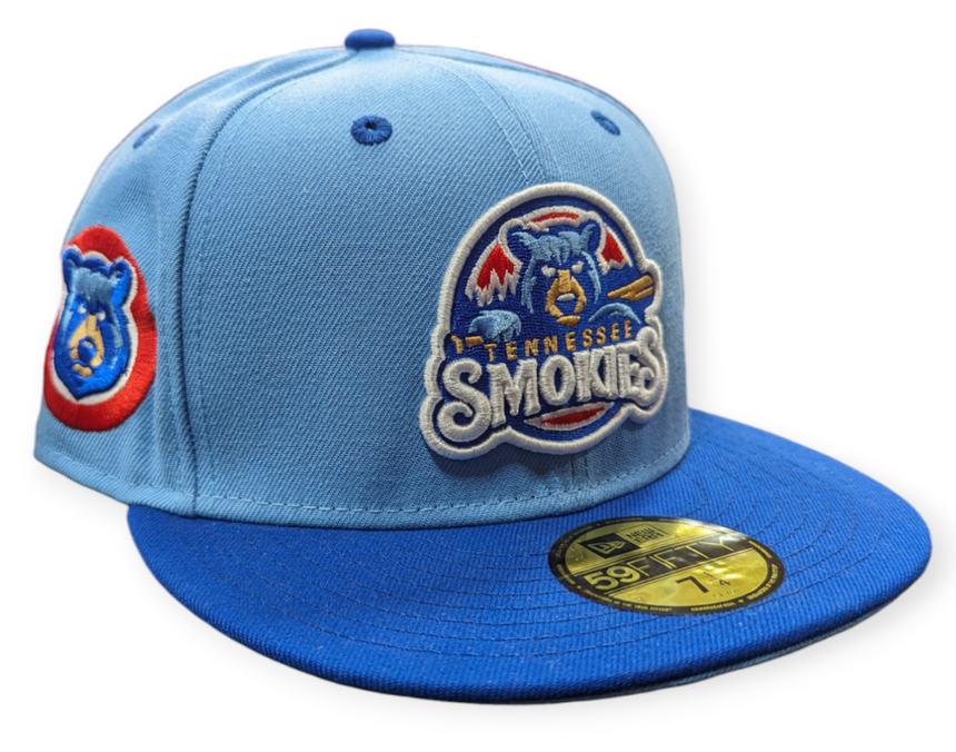 Tennessee Smokies MILB 2 Tone Sky Blue/Royal New Era 59FIFTY Fitted Hat - Pro Jersey Sports