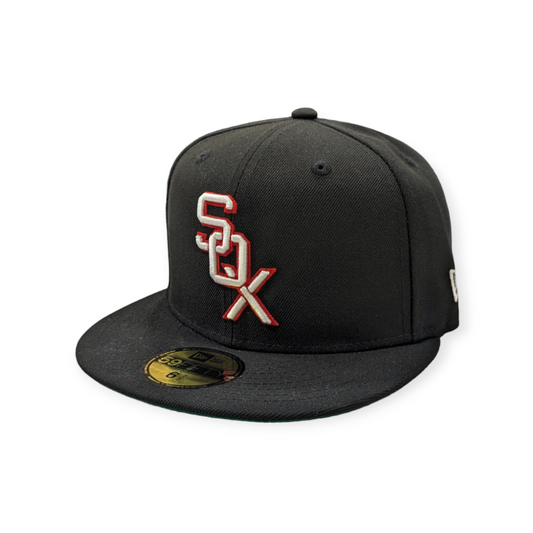 Chicago White Sox 1959 New Era Cooperstown Classics Black 59FIFTY Fitted Hat