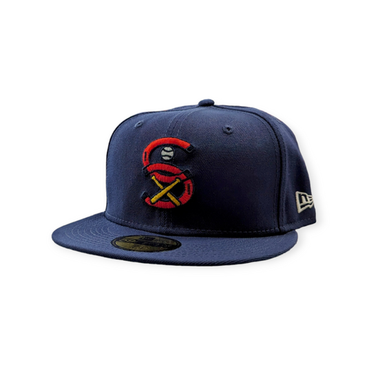 Chicago White Sox 1932 Alternate New Era Cooperstown Classics Navy 59FIFTY Fitted Hat (Copy)