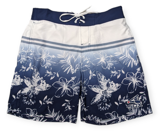 Men's Chicago White Sox Cooperstown Collection Hawaiian Print Navy Swim Trunks - Pro Jersey Sports
