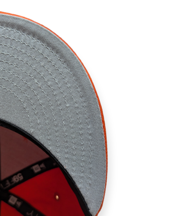 Chicago Bears "B" Logo Orange New Era 59FIFTY Fitted Hat - Pro Jersey Sports