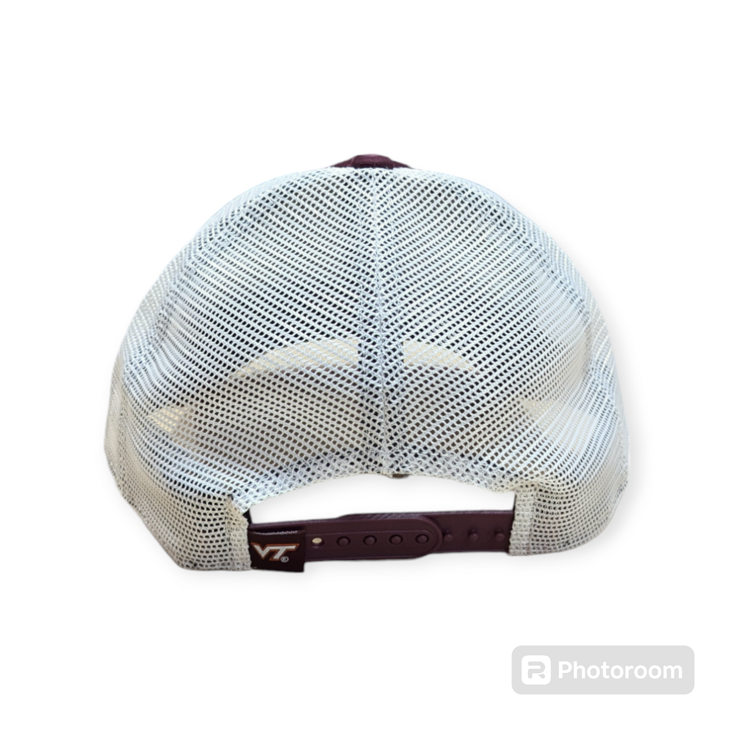 Virginia Tech Hokies New Era Maroon/White Trucker 9FORTY Adjustable Hat - Pro Jersey Sports
