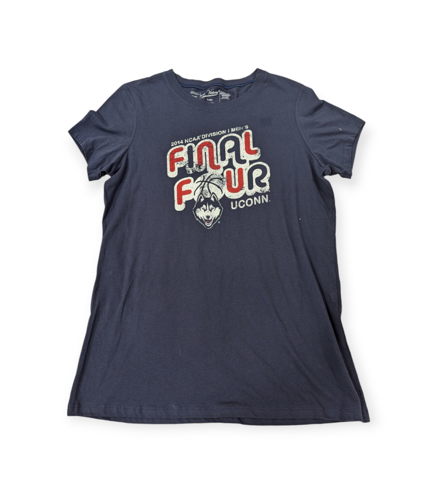 Men's Uconn Huskies 2014 Men's Basketball Final Four Navy Blue T-Shirt - Pro Jersey Sports