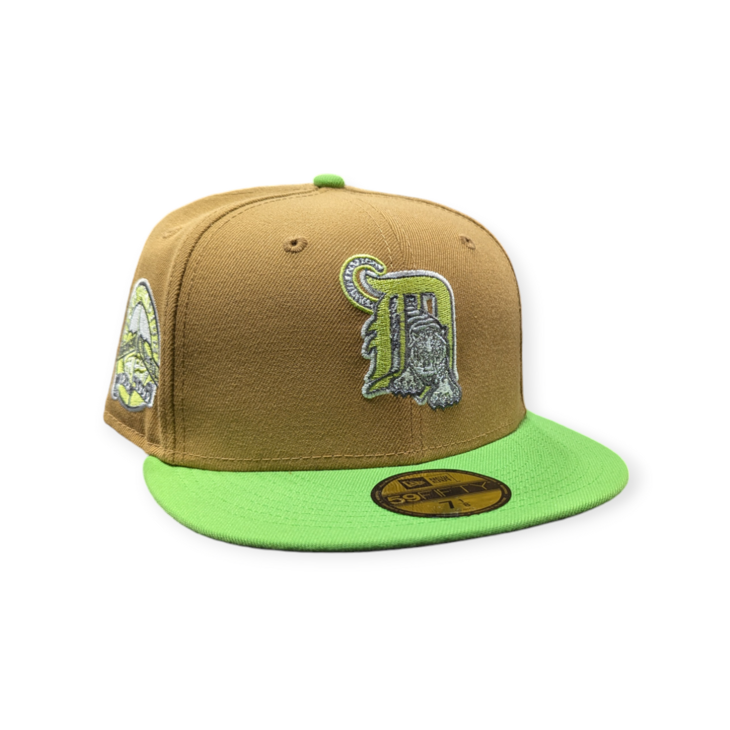 Detroit Tigers New Era Wheat/Lime Cooper 59FIFTY Fitted Hat - Pro Jersey Sports