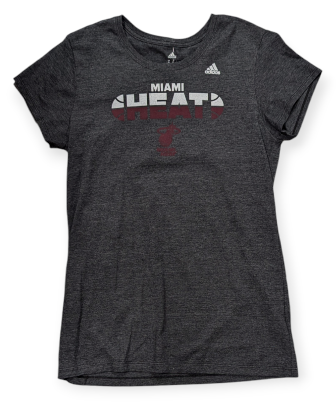 Women's Miami Heat Double Sided Cap Sleeve Tee - Pro Jersey Sports