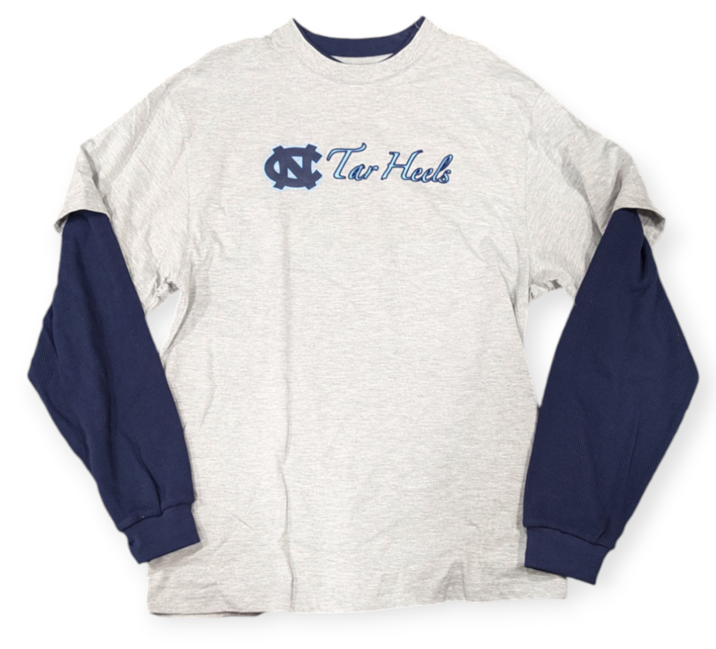 Youth North Carolina Tar Heels Reebok Gray Heisman Collection Long Sleeve Tee - Pro Jersey Sports