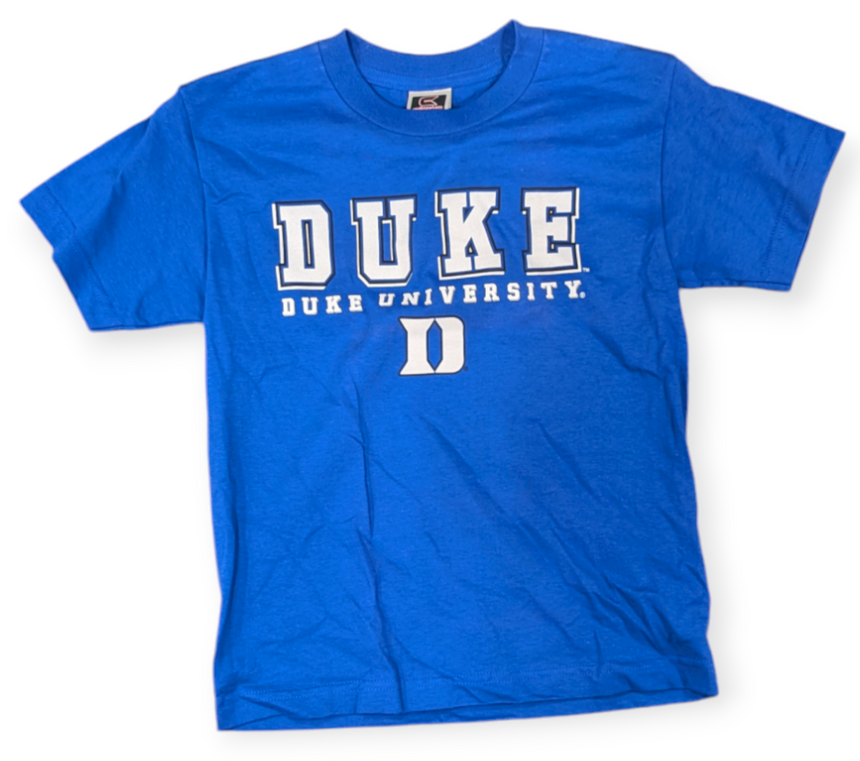 Youth Duke Blue Devils Royal Blue Colosseum Tee - Pro Jersey Sports