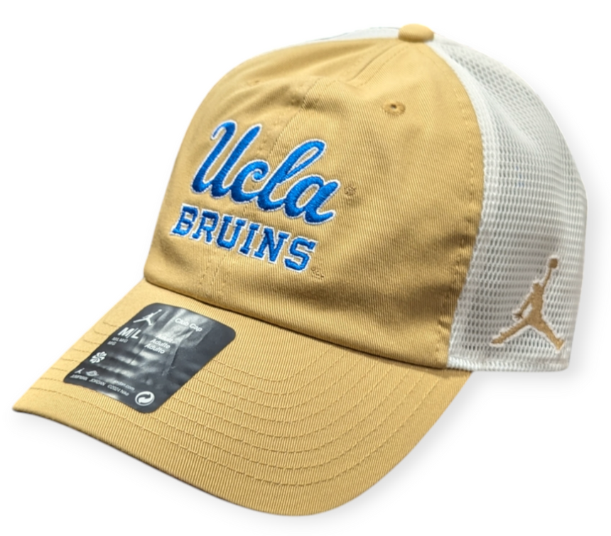 UCLA Bruins Nike Gold Jumpman Club Unstructured Adjustable Trucker Hat - Pro Jersey Sports