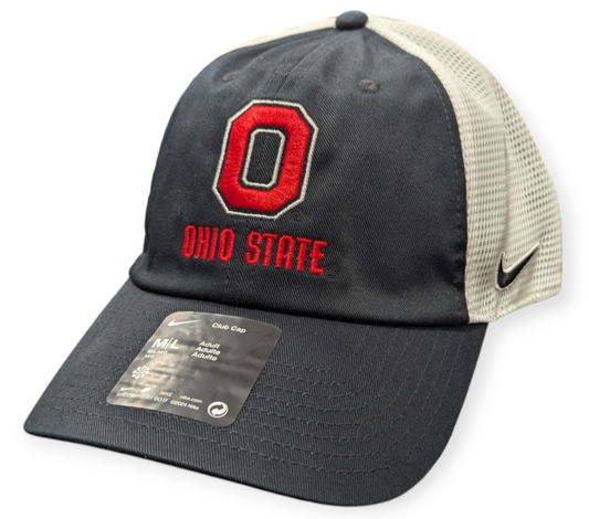 Ohio State Buckeyes Nike Black Unstructured Adjustable Trucker Hat - Pro Jersey Sports