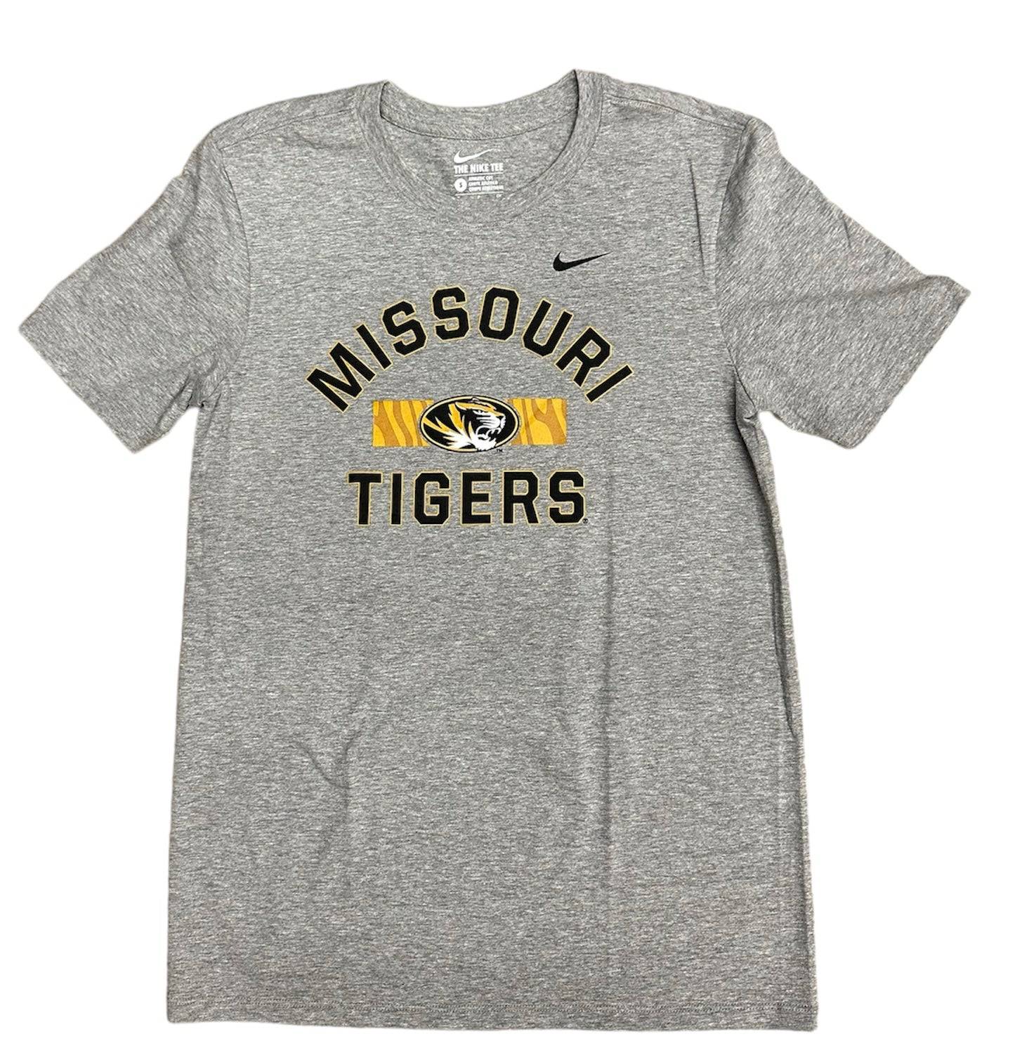 Nike Men's Missouri Tigers Team Logo Stripe Cotton Short-Sleeve T-Shirt - Pro Jersey Sports