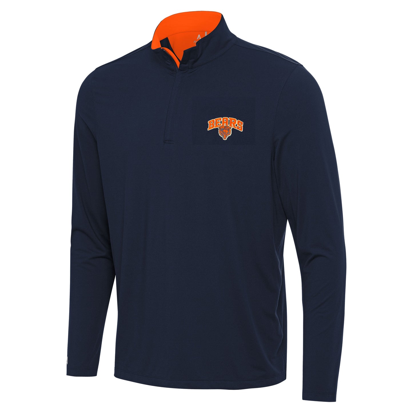 Men's Chicago Bears Antigua Navy Content 1/4 Zip Top - Pro Jersey Sports