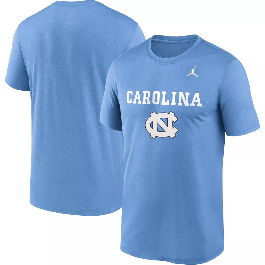 Men's North Carolina Tar Heels Valor Blue Wordmark Dri-Fit Tee - Pro Jersey Sports