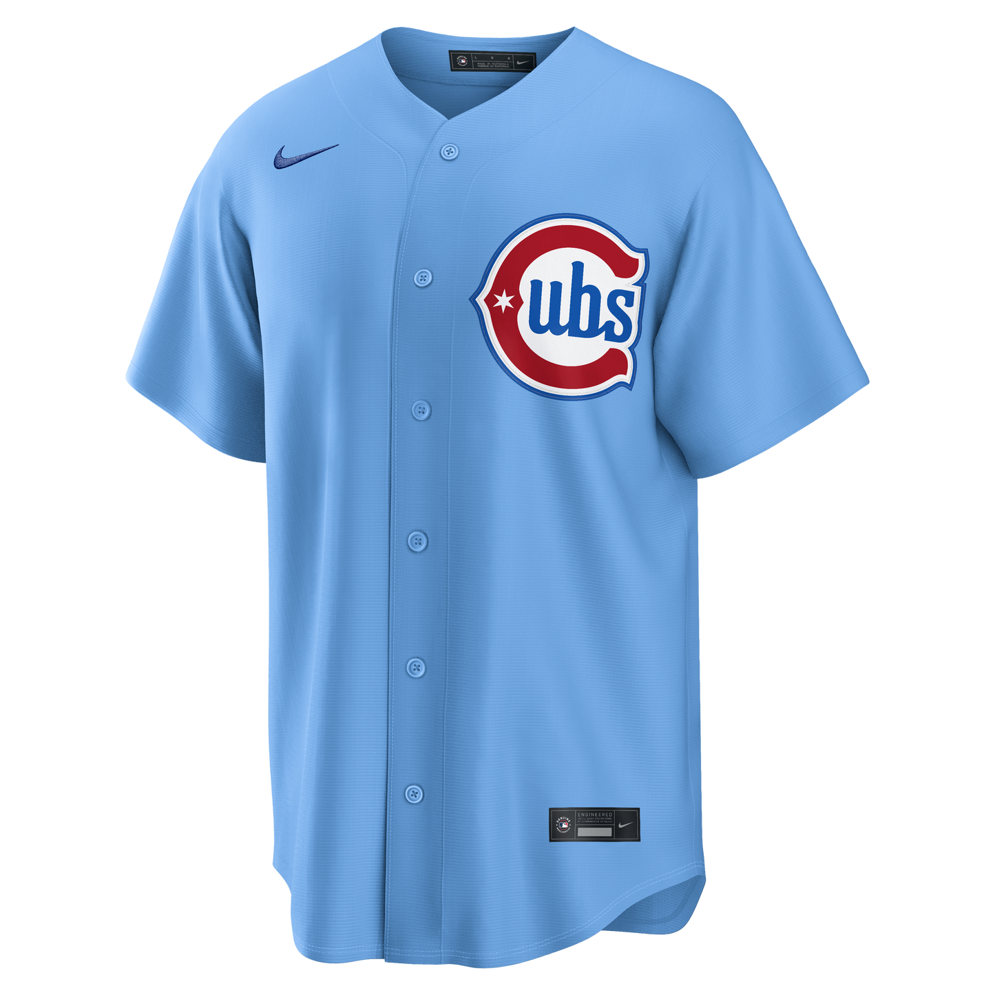 NIKE Men's Chicago Cubs Cade Horton #22 Light Blue 2nd Alternate Replica Jersey