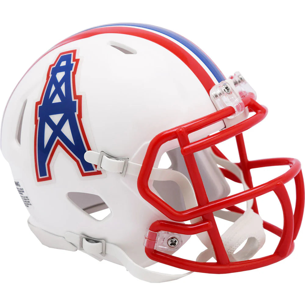 Riddell Houston Oilers 1981-96 White Speed Mini Helmet - Pro Jersey Sports